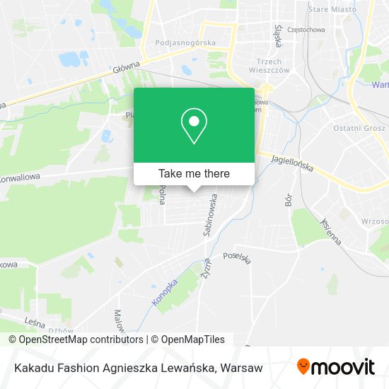 Kakadu Fashion Agnieszka Lewańska map