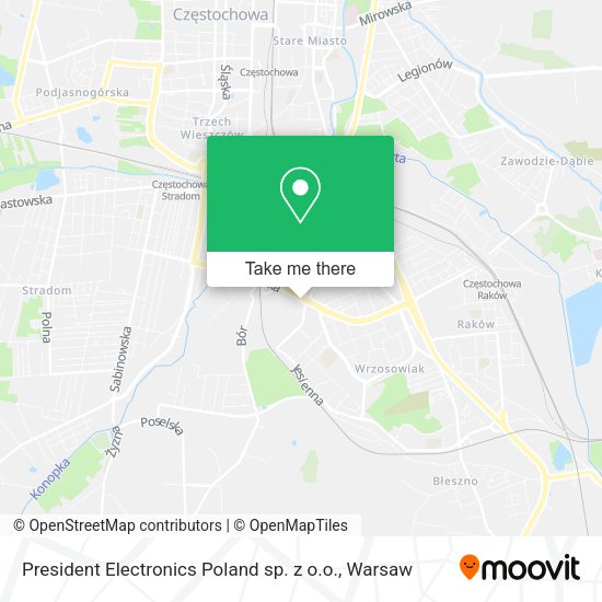 Карта President Electronics Poland sp. z o.o.