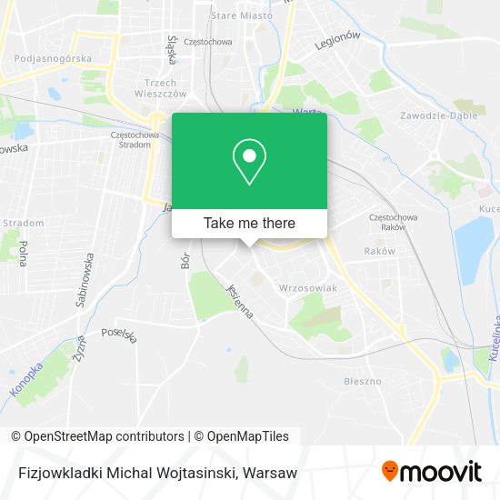 Fizjowkladki Michal Wojtasinski map