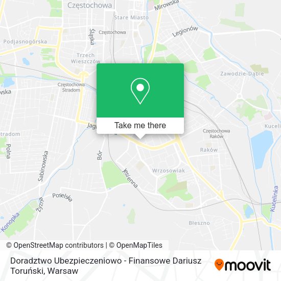 Doradztwo Ubezpieczeniowo - Finansowe Dariusz Toruński map