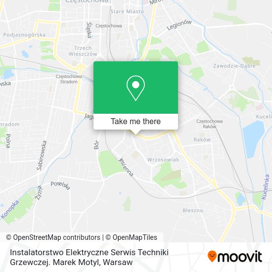 Instalatorstwo Elektryczne Serwis Techniki Grzewczej. Marek Motyl map