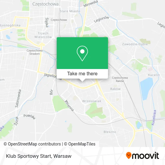 Карта Klub Sportowy Start