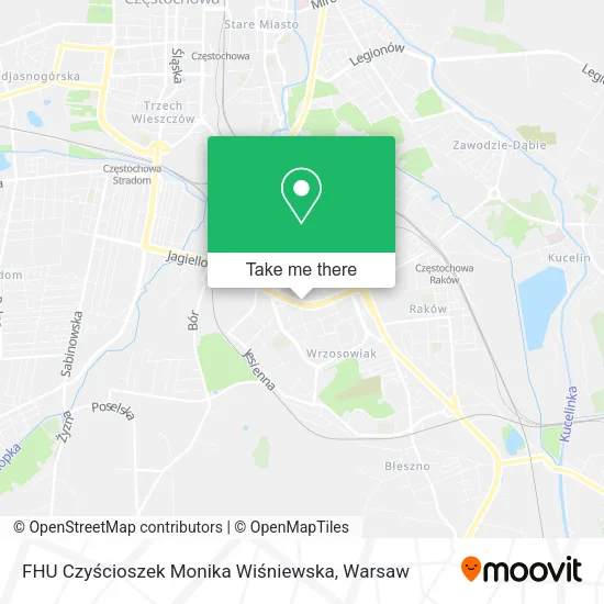 Карта FHU Czyścioszek Monika Wiśniewska