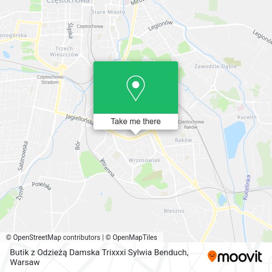 Butik z Odzieżą Damska Trixxxi Sylwia Benduch map