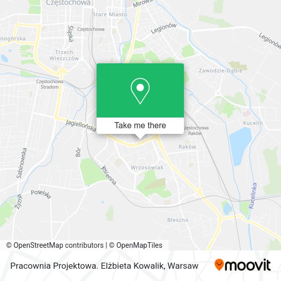 Pracownia Projektowa. Elżbieta Kowalik map