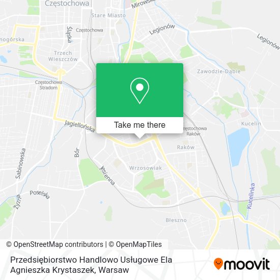 Przedsiębiorstwo Handlowo Usługowe Ela Agnieszka Krystaszek map