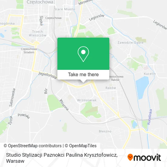 Карта Studio Stylizacji Paznokci Paulina Krysztofowicz