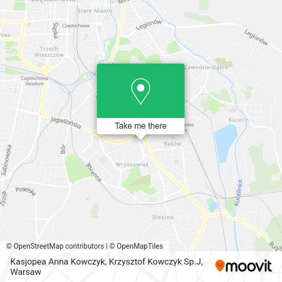 Kasjopea Anna Kowczyk, Krzysztof Kowczyk Sp.J map