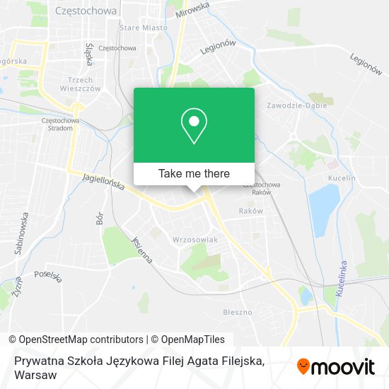 Prywatna Szkoła Językowa Filej Agata Filejska map