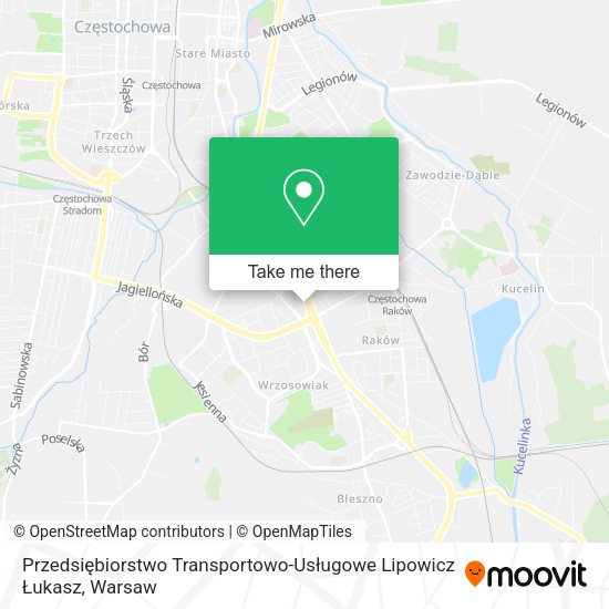 Przedsiębiorstwo Transportowo-Usługowe Lipowicz Łukasz map