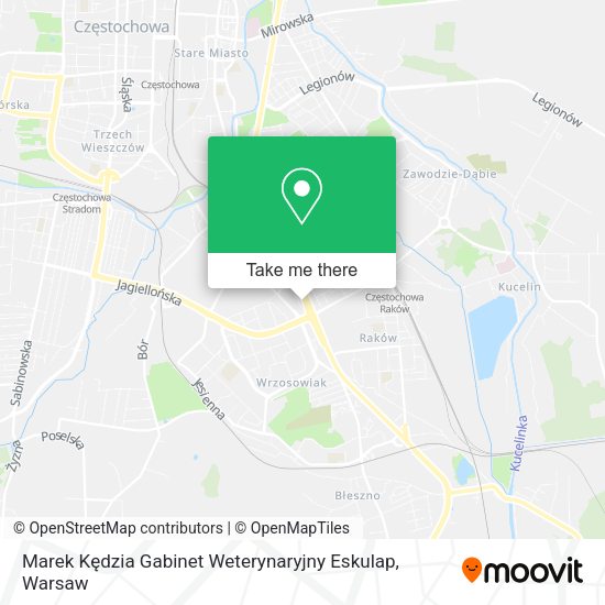 Marek Kędzia Gabinet Weterynaryjny Eskulap map