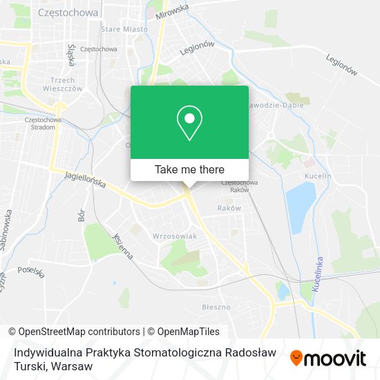 Indywidualna Praktyka Stomatologiczna Radosław Turski map