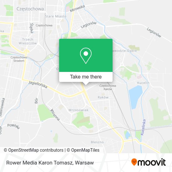 Rower Media Karon Tomasz map