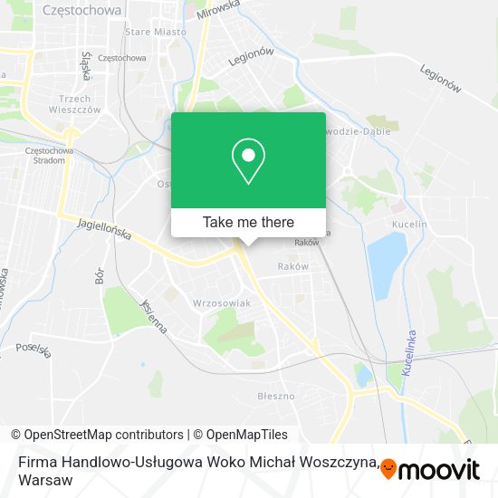 Firma Handlowo-Usługowa Woko Michał Woszczyna map