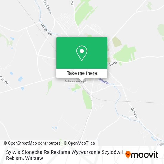 Sylwia Słonecka Rs Reklama Wytwarzanie Szyldów i Reklam map