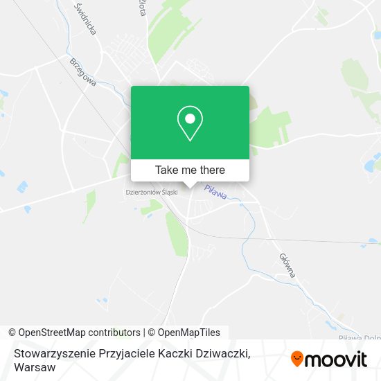 Stowarzyszenie Przyjaciele Kaczki Dziwaczki map