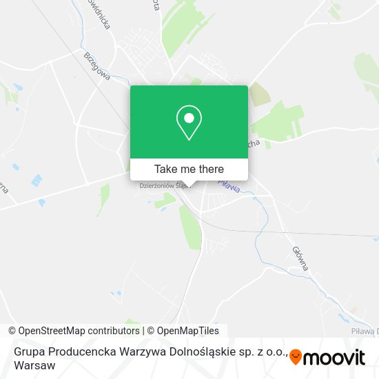 Grupa Producencka Warzywa Dolnośląskie sp. z o.o. map