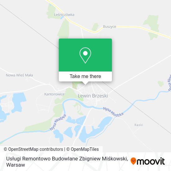 Usługi Remontowo Budowlane Zbigniew Miśkowski map