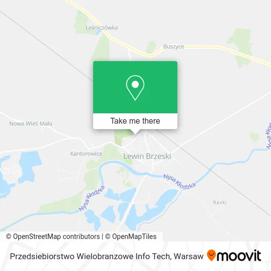 Карта Przedsiebiorstwo Wielobranzowe Info Tech