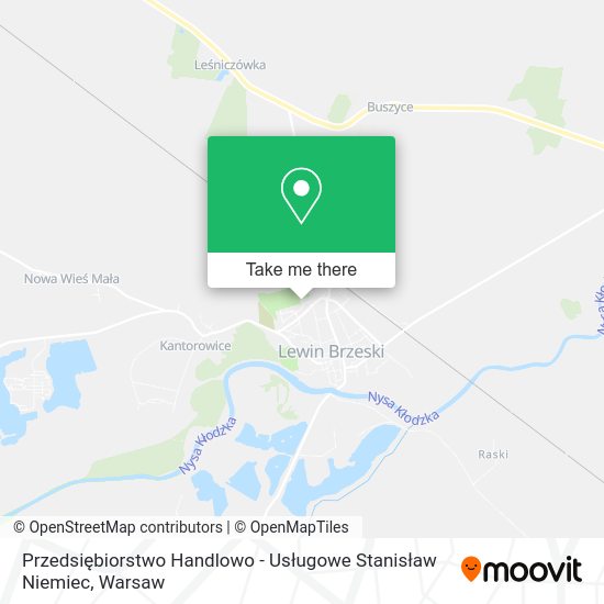 Przedsiębiorstwo Handlowo - Usługowe Stanisław Niemiec map