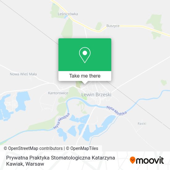 Prywatna Praktyka Stomatologiczna Katarzyna Kawiak map