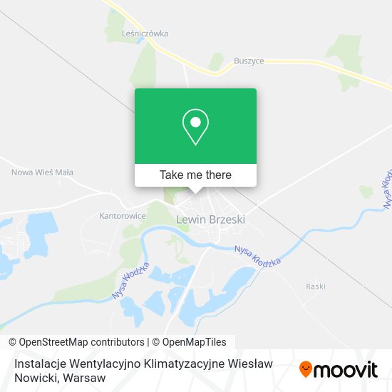 Instalacje Wentylacyjno Klimatyzacyjne Wiesław Nowicki map