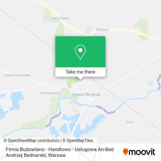 Firma Budowlano - Handlowo - Usługowa An-Bed Andrzej Bednarski map