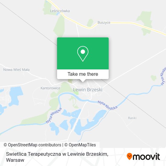 Swietlica Terapeutyczna w Lewinie Brzeskim map