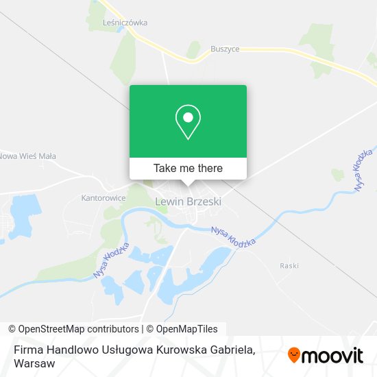 Firma Handlowo Usługowa Kurowska Gabriela map