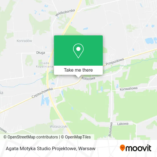 Карта Agata Motyka Studio Projektowe
