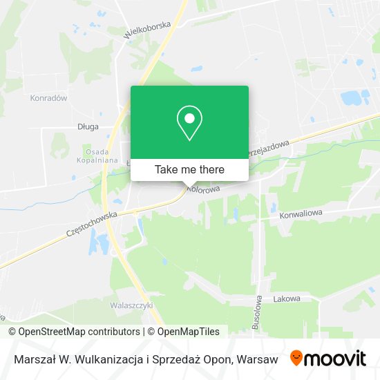 Marszał W. Wulkanizacja i Sprzedaż Opon map