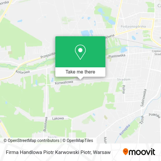 Карта Firma Handlowa Piotr Karwowski Piotr