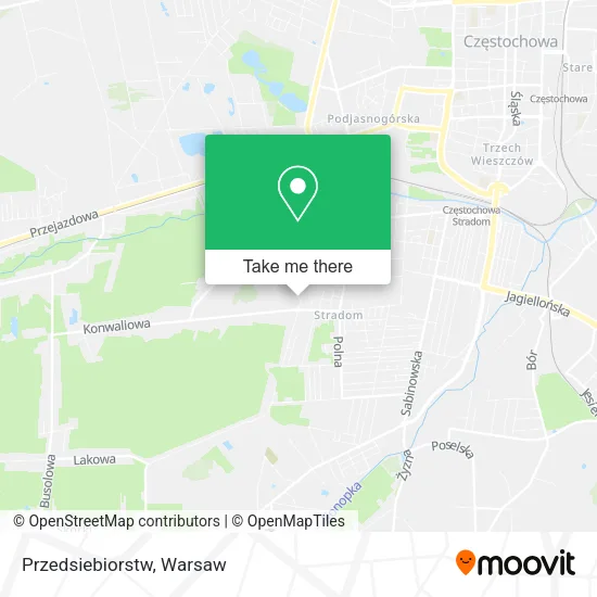 Карта Przedsiebiorstw