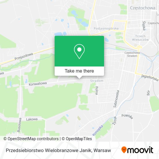 Przedsiebiorstwo Wielobranzowe Janik map