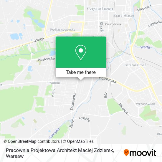 Pracownia Projektowa Architekt Maciej Zdzierek map