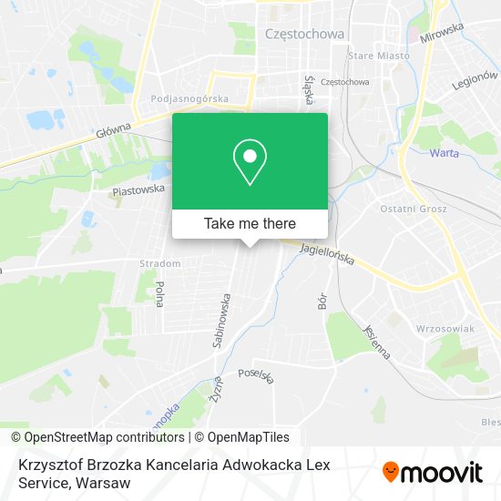 Krzysztof Brzozka Kancelaria Adwokacka Lex Service map