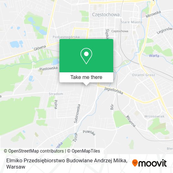 Elmiko Przedsiębiorstwo Budowlane Andrzej Milka map