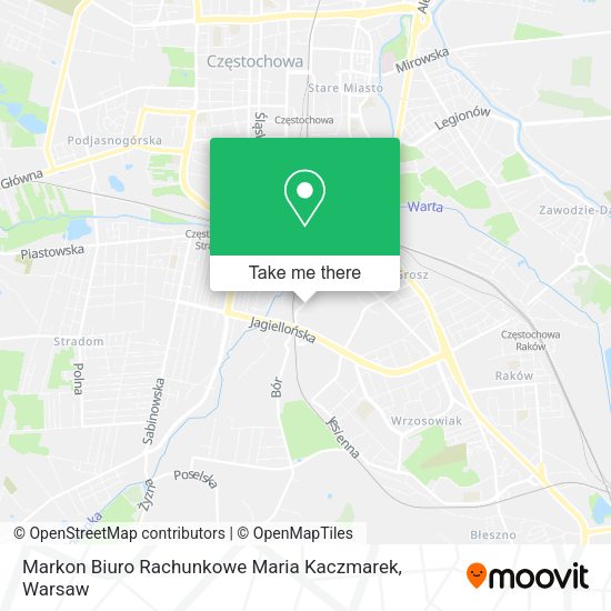 Markon Biuro Rachunkowe Maria Kaczmarek map