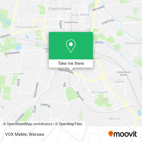 Карта VOX Meble