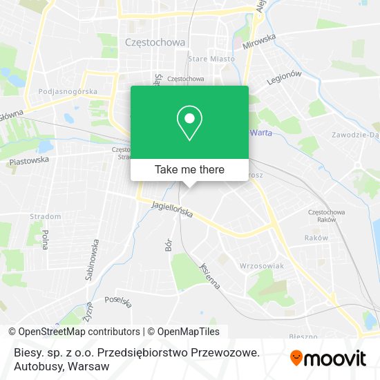 Biesy. sp. z o.o. Przedsiębiorstwo Przewozowe. Autobusy map