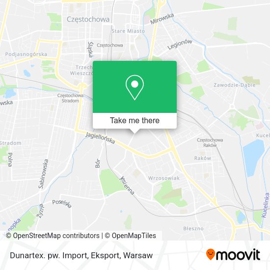 Dunartex. pw. Import, Eksport map