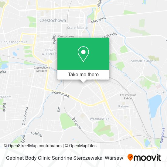 Gabinet Body Clinic Sandrine Sterczewska map