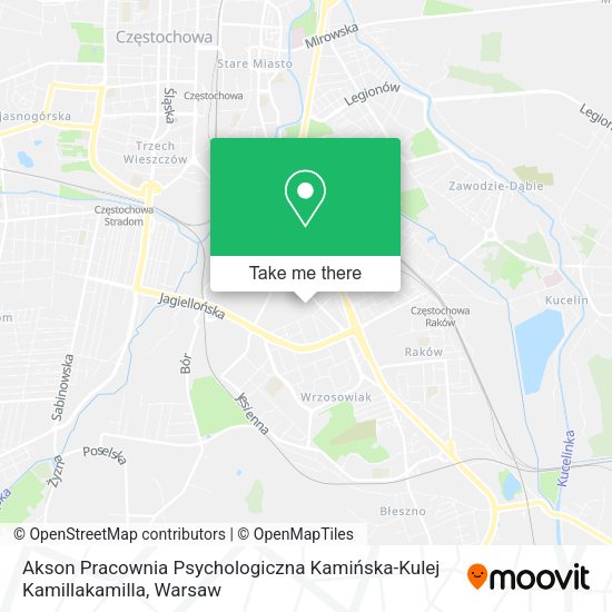 Akson Pracownia Psychologiczna Kamińska-Kulej Kamillakamilla map