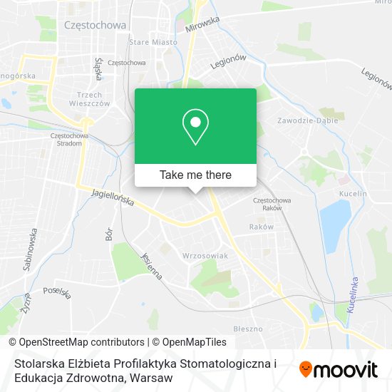 Stolarska Elżbieta Profilaktyka Stomatologiczna i Edukacja Zdrowotna map