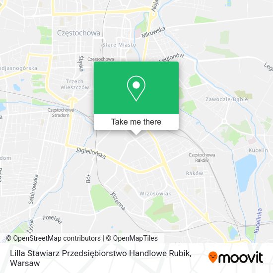 Lilla Stawiarz Przedsiębiorstwo Handlowe Rubik map