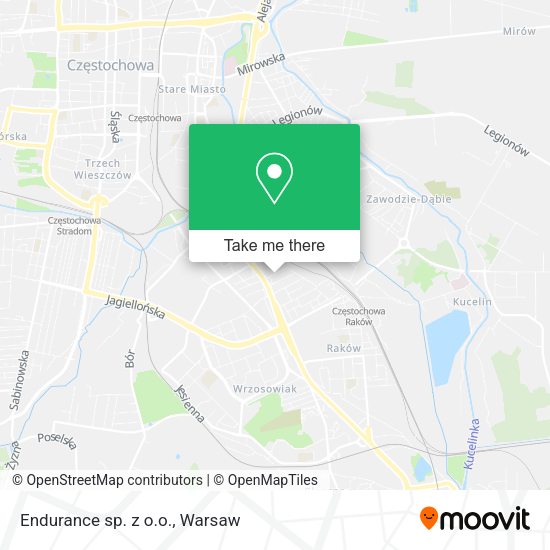 Endurance sp. z o.o. map