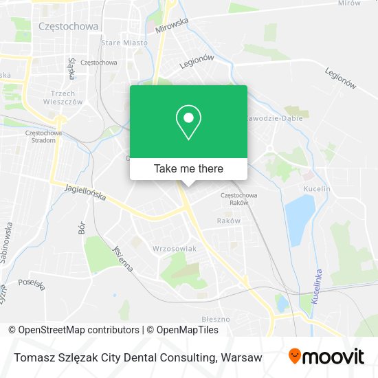 Карта Tomasz Szlęzak City Dental Consulting