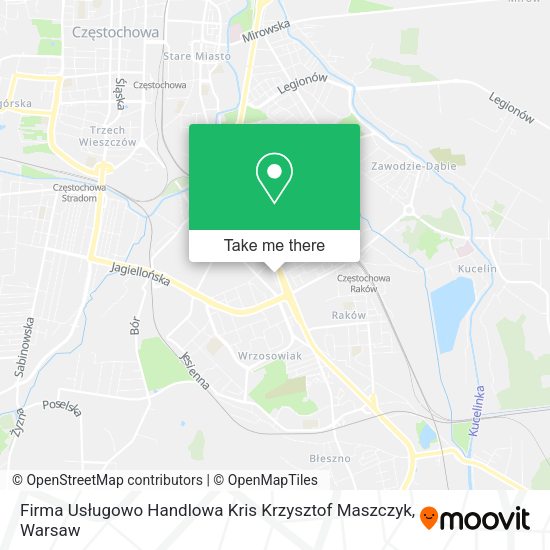 Firma Usługowo Handlowa Kris Krzysztof Maszczyk map