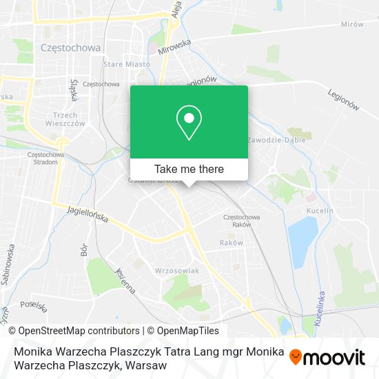 Monika Warzecha Plaszczyk Tatra Lang mgr Monika Warzecha Plaszczyk map