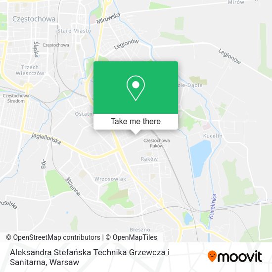 Aleksandra Stefańska Technika Grzewcza i Sanitarna map